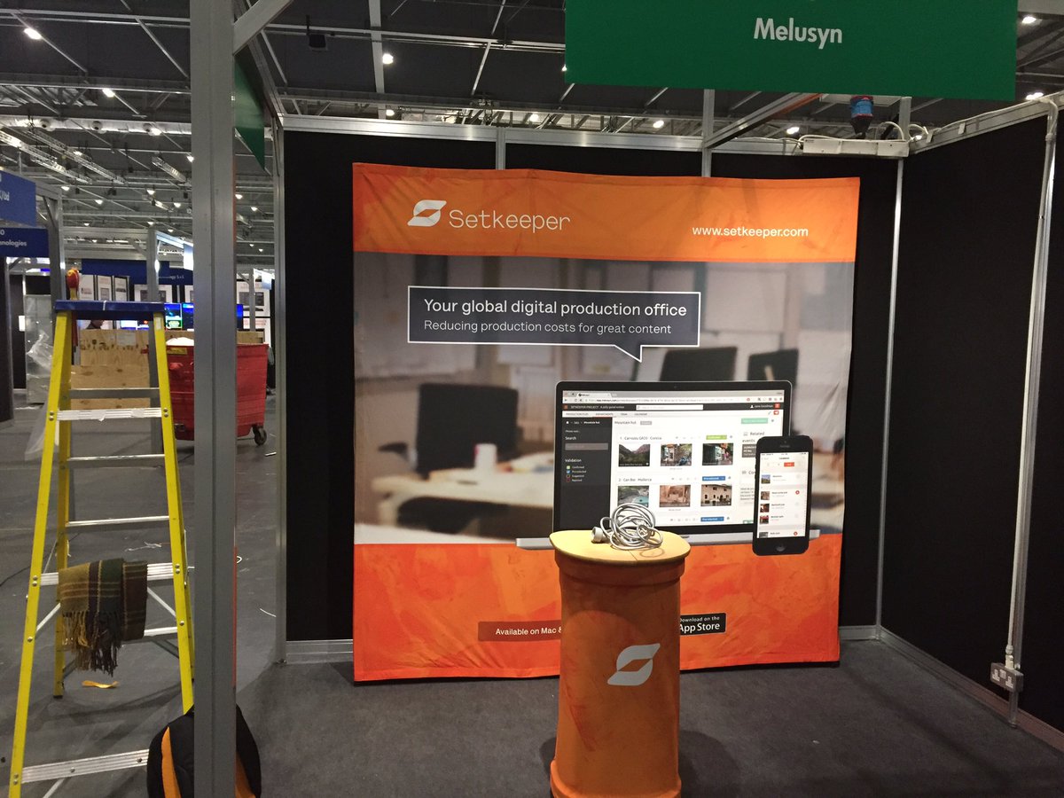 setkeeper's tweet photo. Warming up for @BVExpo London #setkeeper @Ecran_Total https://t.co/2TrlShdUbr