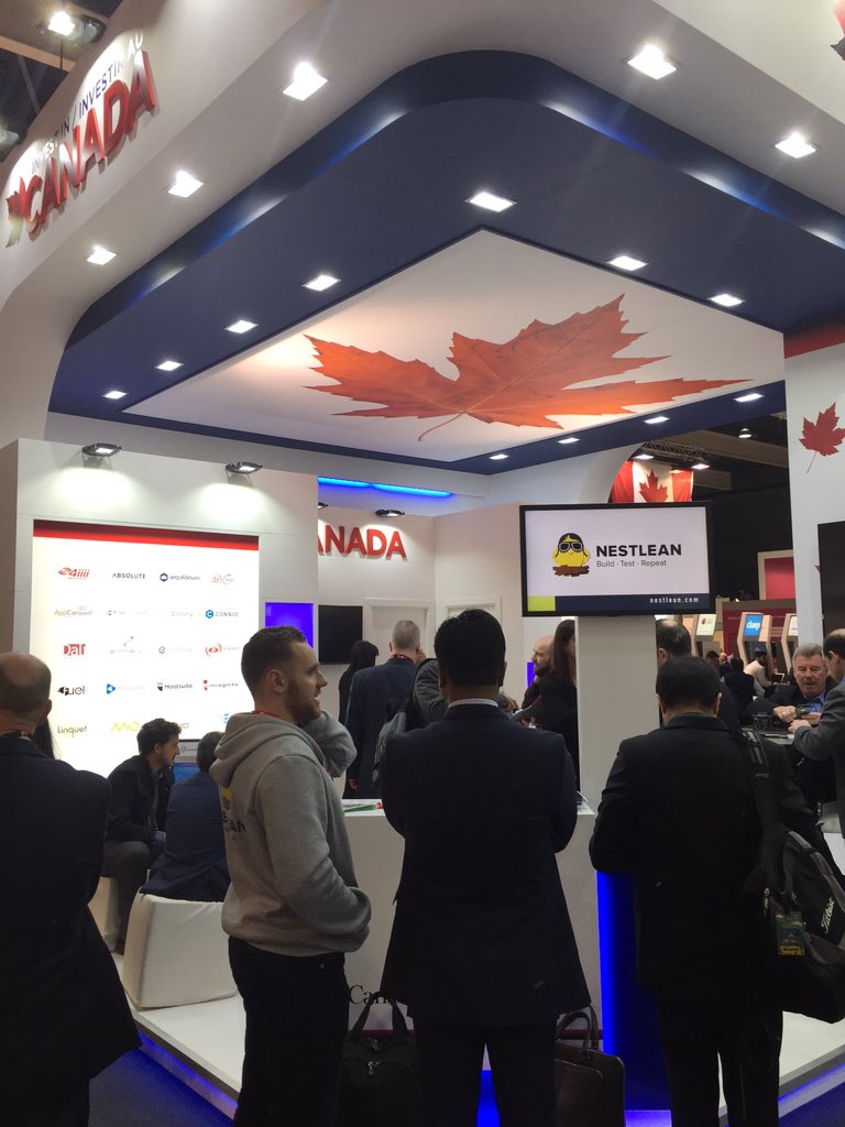 nestlean_mwc's tweet photo. This is my nest for the next few days. Come meet my team at #canadamwc booth! :) https://t.co/K5ecgBlCDU