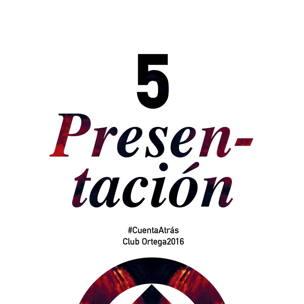 5... #CuentaAtrás #Presentación #Ortega2016 #Falles2016 #fallesUNESCO