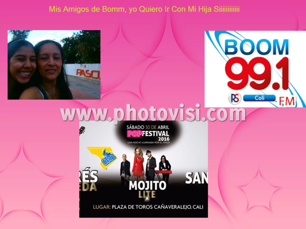 ceciliakarjun's tweet photo. @Boomfm991 Hola muy Buenos Dias, Me encantaria participar por boletos para asistir con mi Hija, Gracias https://t.co/tb6ySTk47i