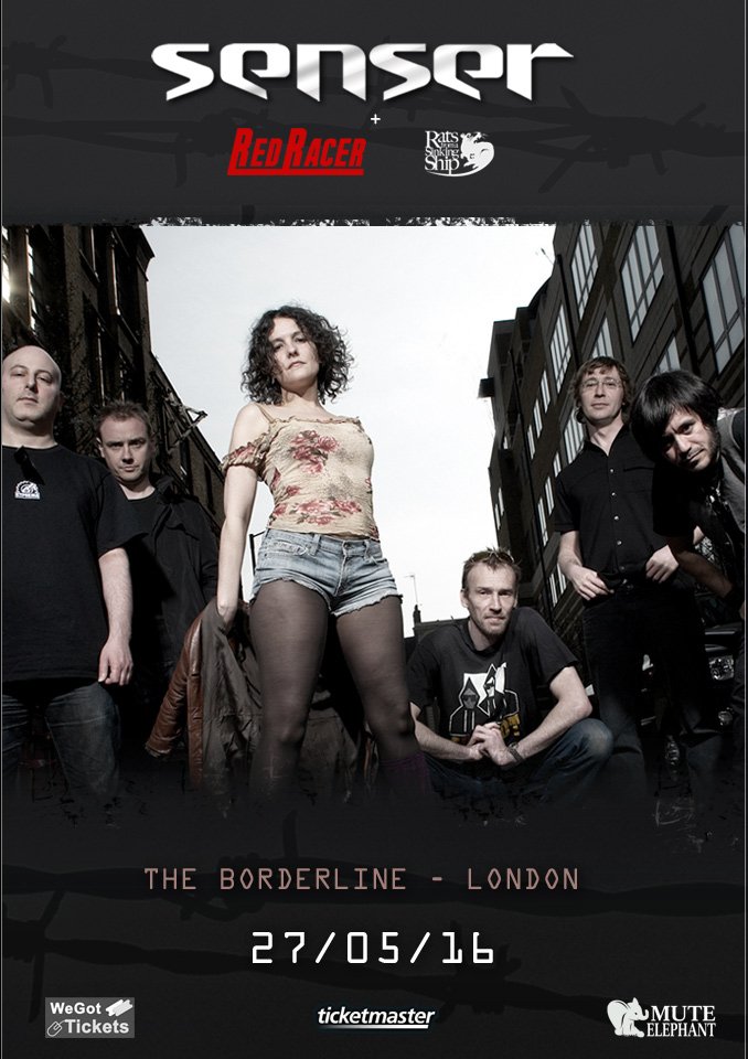 senserband's tweet photo. London - Senser play The Borderline 27/05/16 support from @RedRacerMusic 

Tickets >> https://t.co/rSkM2CNBwJ https://t.co/lafiKPSRDB