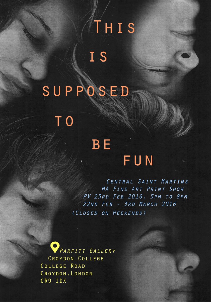 lishwashere's tweet photo. 🆕Come &amp; see how this show challenges the idea of 'print'❕In Parfitt Gallery @CroydonCollege #thisissupposedtobefun https://t.co/4Fm8VXdLXF