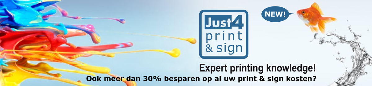 Besparen op uw huidige print &amp; sign werk? Vraag een vrijblijvende offerte aan via printensign@just4stand-design.nl