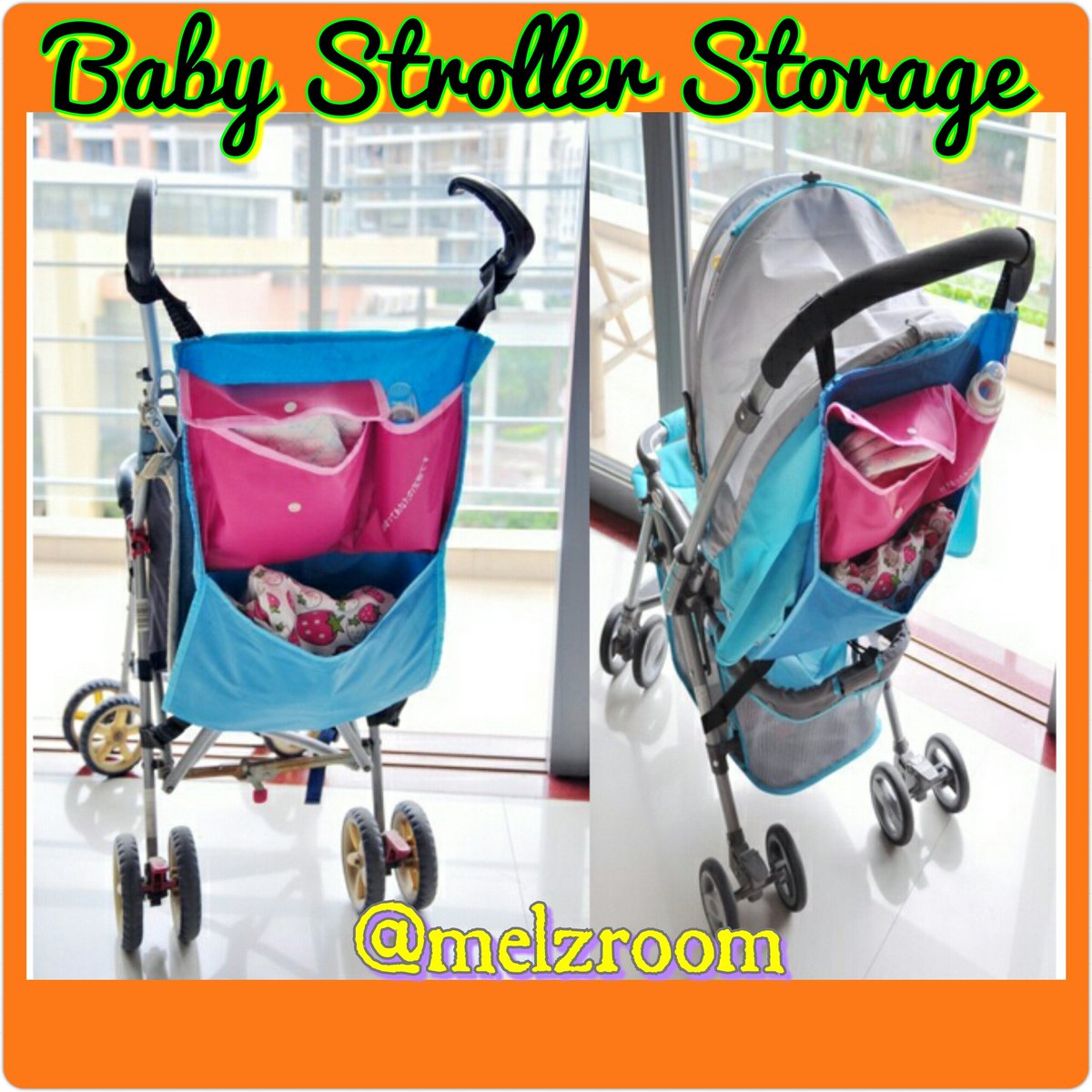 melzroom's tweet photo. @IklanBandel BABY STROLLER STORAGE. Bs dipasang di smua jenis stroller. Hanya di @melzroom https://t.co/o1sJCOQkrC