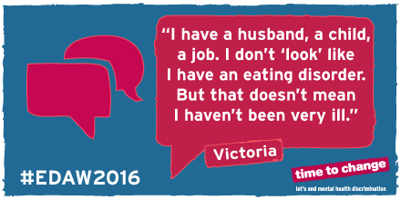TimetoChange's tweet photo. Read Victoria's blog about the myths around eating disorders - to mark  #EDAW2016: https://t.co/6oI4WYyuey @beatED https://t.co/0BkZf8tArP