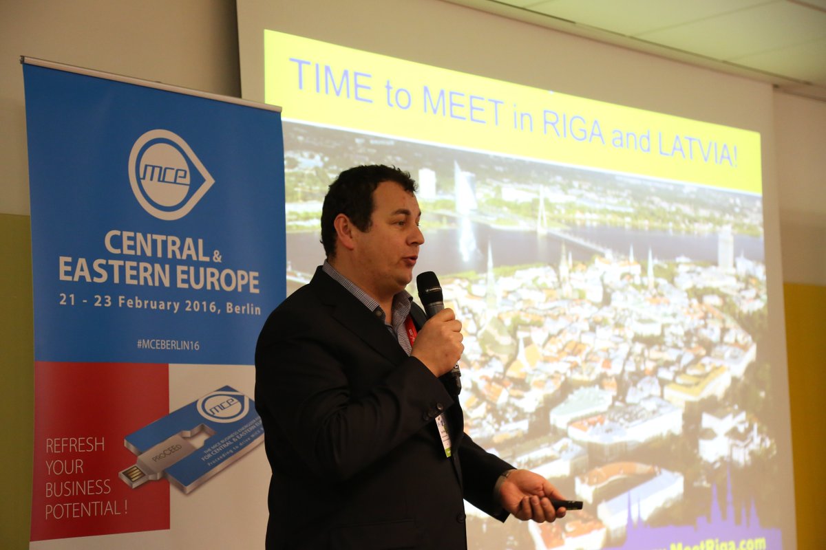 EuropeCongress's tweet photo. "Time to Meet @LiveRiga " at #MCEBERLIN16
#eventprofs #meetingprofs #meetings #events #tourism #Latvia #Riga https://t.co/qUrwDXM7PT