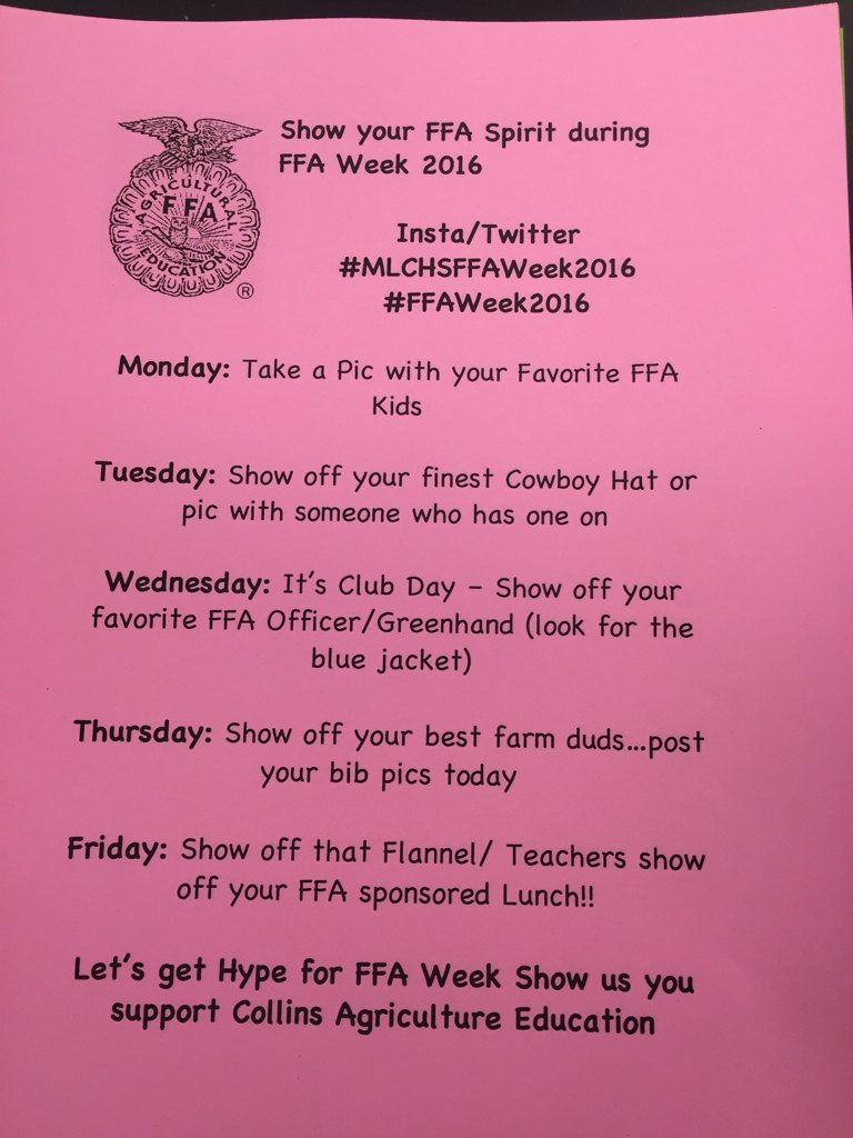 Collins FFA tweet media
