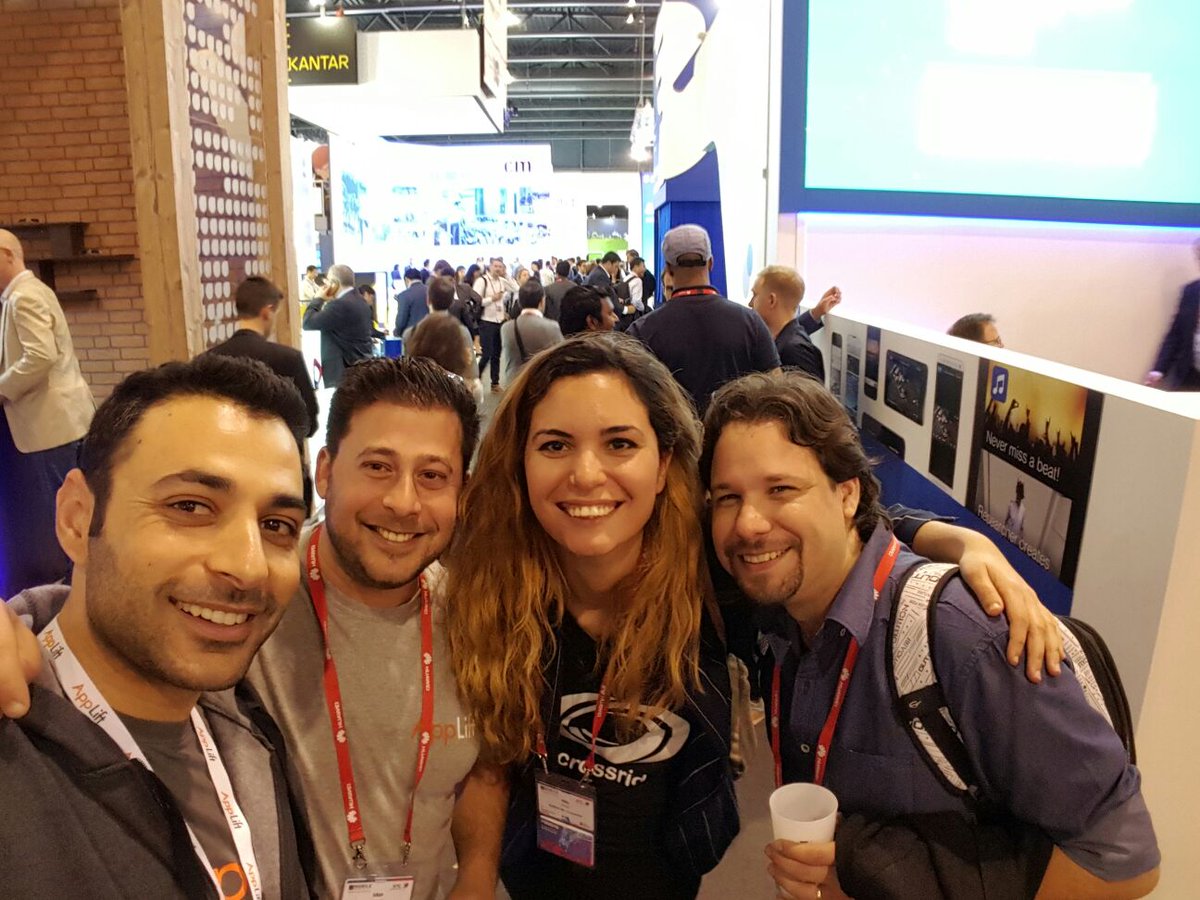 Good Times at #MWC2016... Team <a href="/crossrider/">Crossrider</a> X <a href="/applift/">Applift</a> - Rock On You Guys! #crossriderdreamteam #inittotwinit
