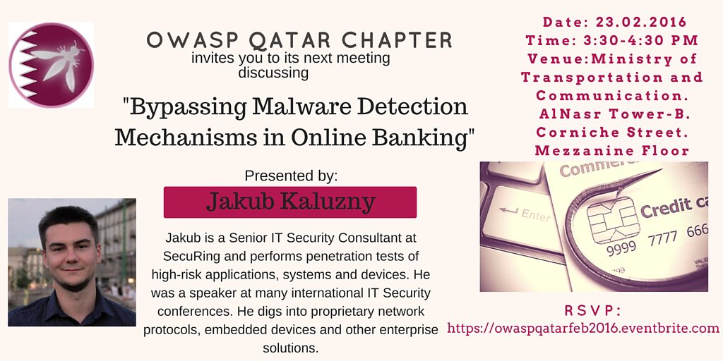 OWASP_QA's tweet image. Venue has been changed !! Check the new location.