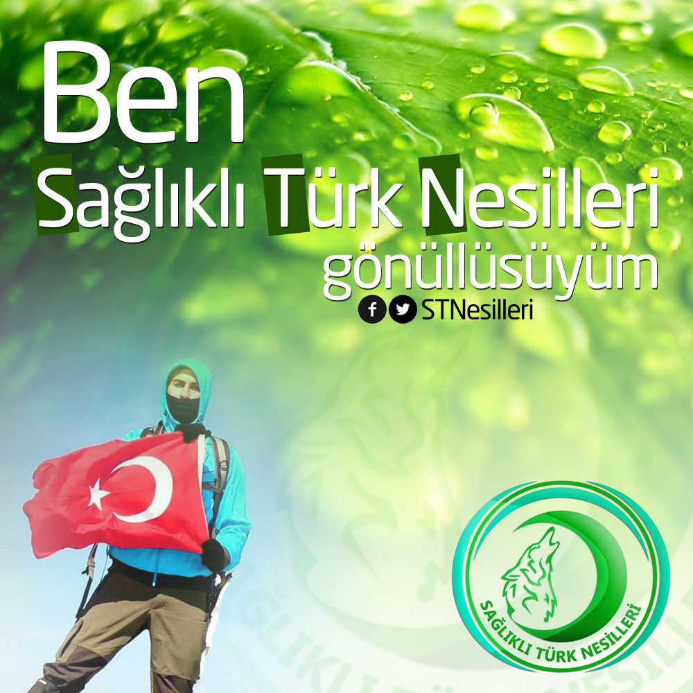 Yaşar Keskin de  Sağlıklı Türk Nesilleri gönüllüsü olduğunu bildirdi.