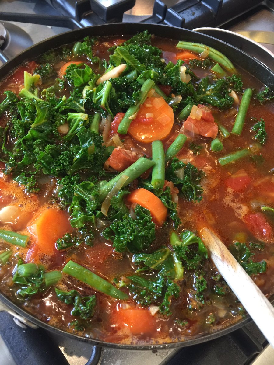 TheSquareMelon's tweet photo. Fight off all bugs going with our 'BIG soup' - chunky veg, chorizo and kale will supercharge your immune system https://t.co/Ep75WDLptW