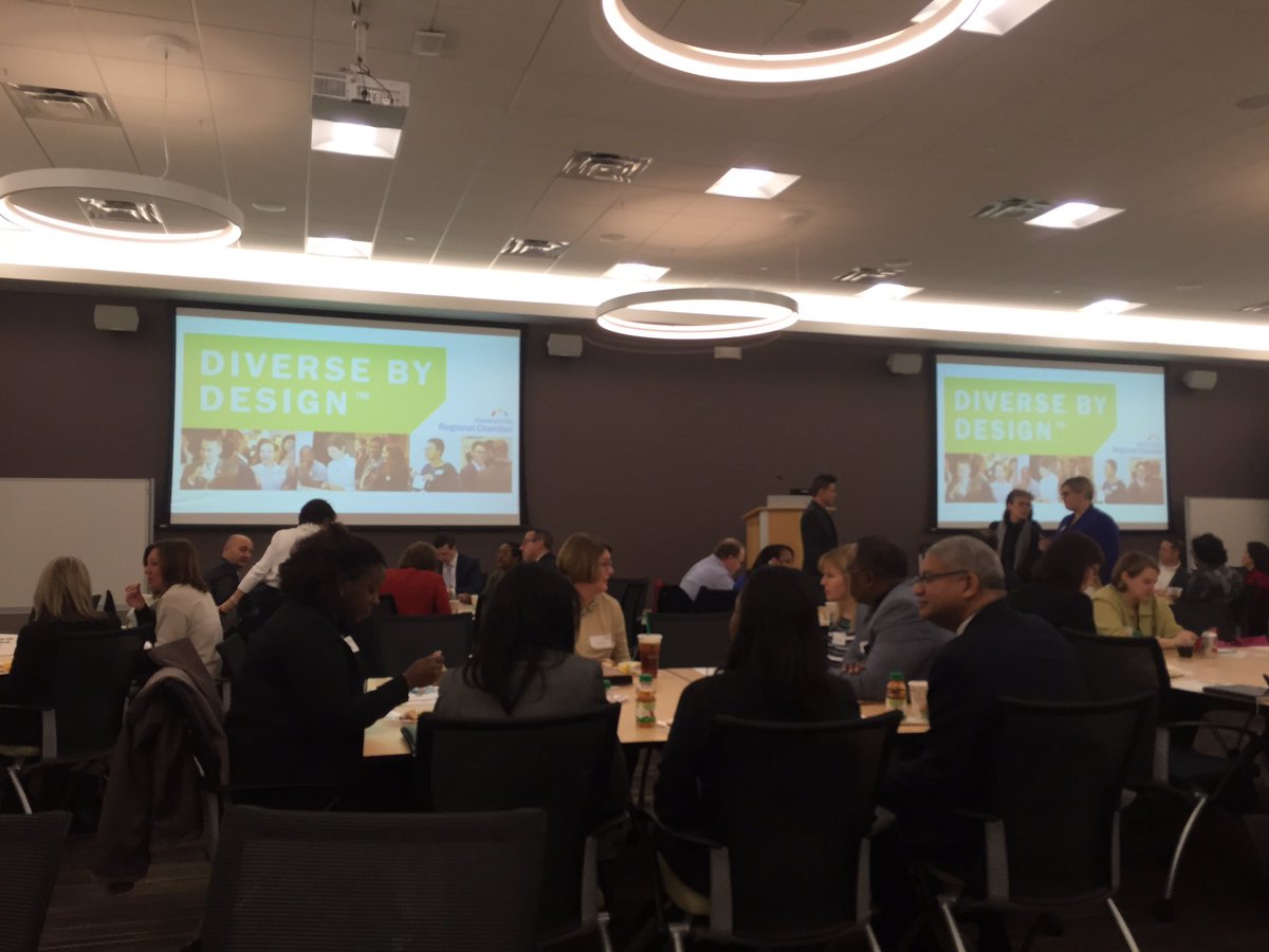 CincyChamber's tweet photo. Getting ready for our #DiversebyDesign 2016 kick off this morning. https://t.co/d0d6v5OGaF