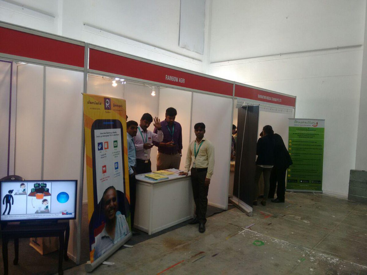 RainbowAgri's tweet image. Our Team at #StartupIndia Expo @CODISSIA_TFairs by @YiTweets &amp;amp; @FollowCII #DigitalAgri #RainbowAgri
