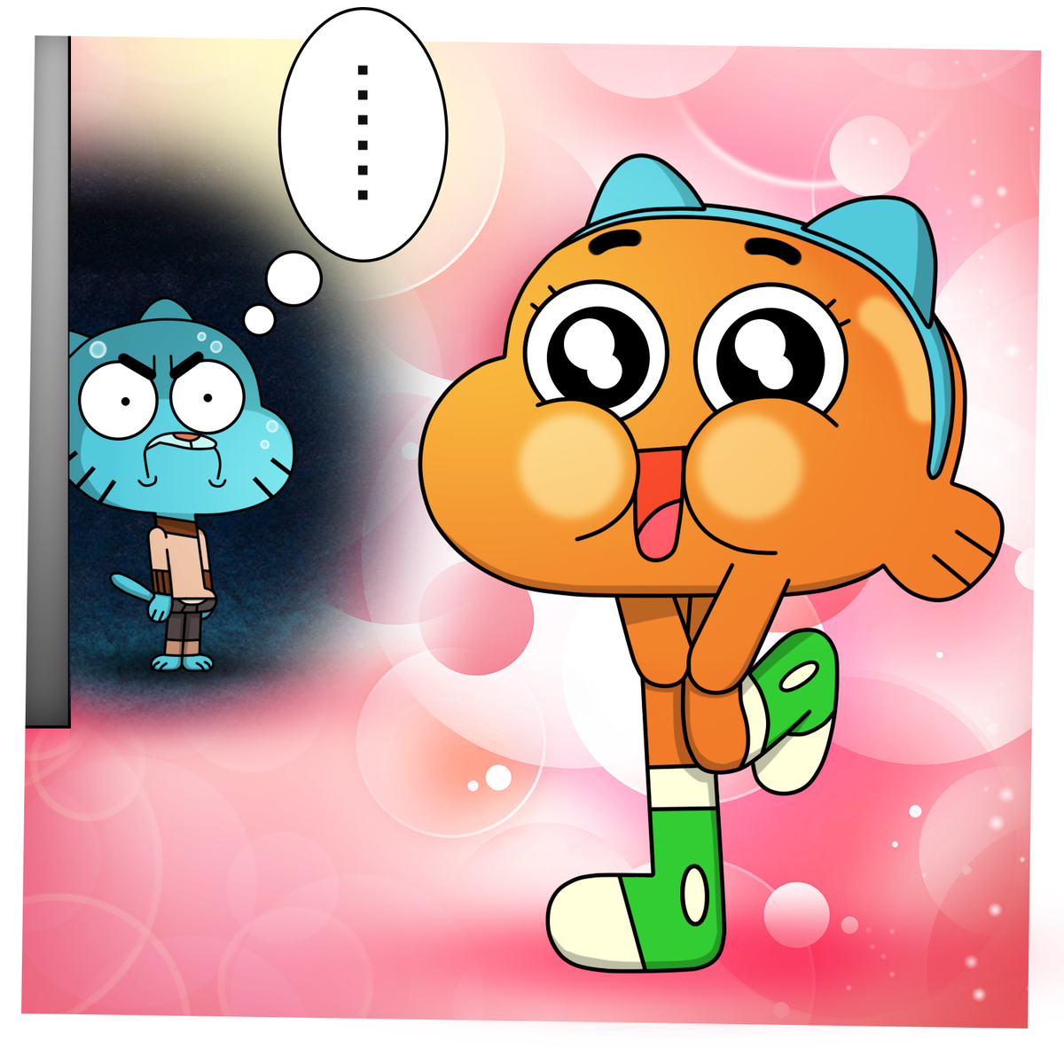 2/22は猫の日なのでCNアニメ
『おかしなガムボール』の
ガムボールとダーウィンを
描きました(=゜ω゜)ノ 
