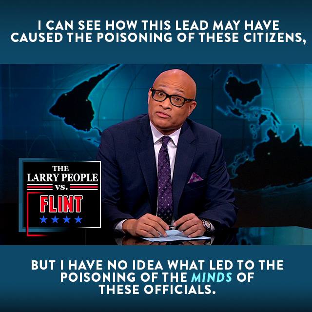MichiganUnited2's tweet photo. MT @MichiganUnited
#FlintWaterCrisis on the @nightlyshow 
https://t.co/kMGIgz6FTP  
https://t.co/ZbPZJGnVHW