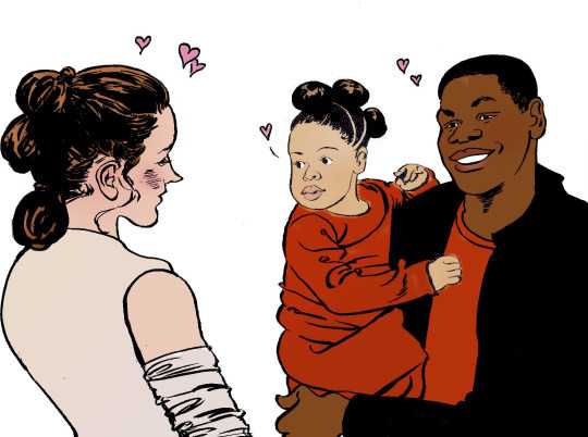 WomenIMRL's tweet photo. @flirtatiousfinn  Modern Family Rey Finn Star Wars https://t.co/jamvgE8D6b