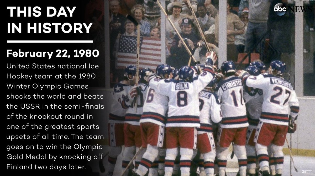 Abc News On Twitter 36 Years Ago The Miracle On Ice Happened
