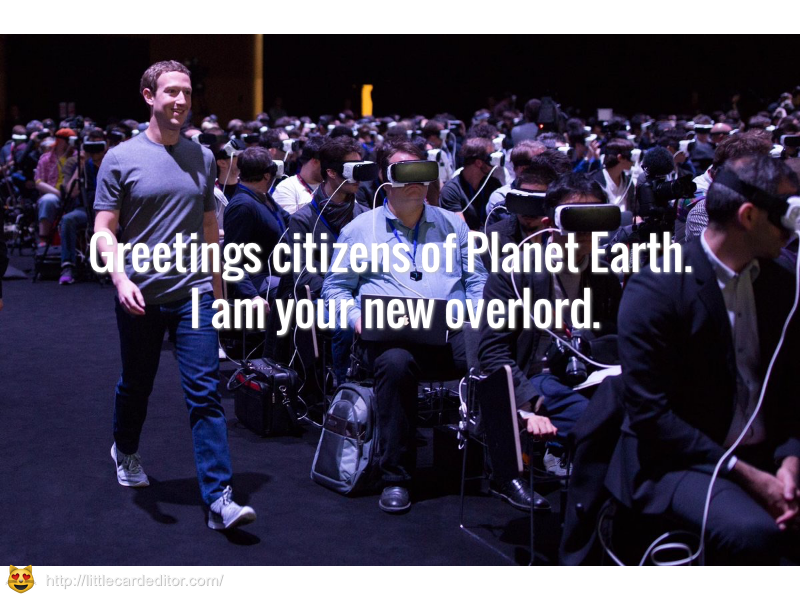 davewiner's tweet image. Greetings citizens of Planet Earth. I am your new overlord.