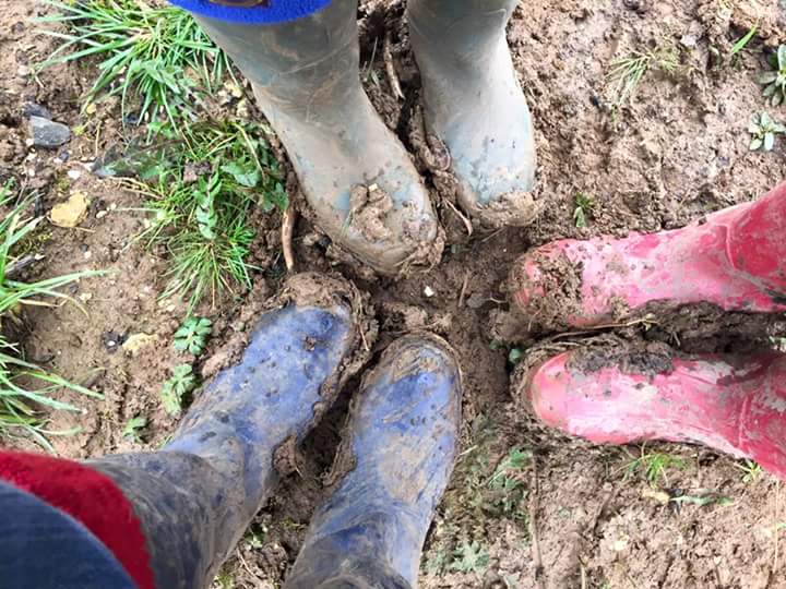 NS_SecretGarden's tweet image. Mud, glorious mud. Today on the plot.  #britishflowers  #springsoon