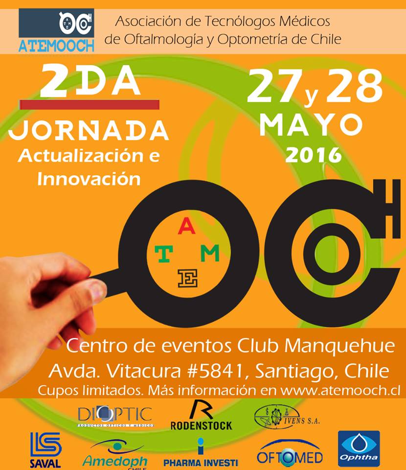 2da Jornada de Actualización e Innovación ATEMOOCH | 27 y 28 de Mayo | Centro Eventos Club Manquehue | PRONTO + info