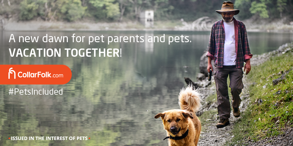 CollarFolk's tweet photo. Include your pet, in your next vacation! Book now through https://t.co/OsmBpdJHw2
#PetsIncluded #PetTravel https://t.co/cX2VjhqoHv