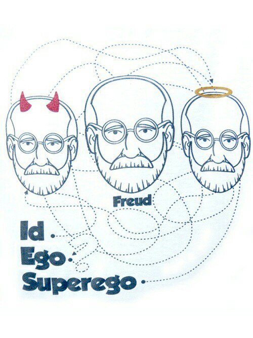 theOGsigmund's tweet photo. Your Ego is trying to fulfill your desires, but your Superego is keeping you in check with moral standards.#Morality https://t.co/Awxqvdrqry