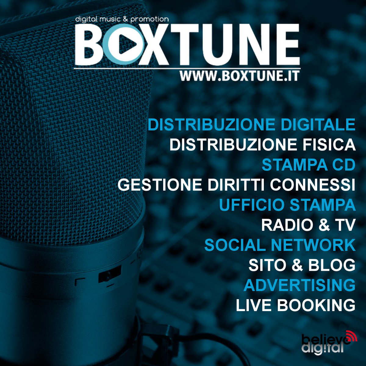 BOXTUNE: nuova startup italiana di distribuzione e promozione musicale