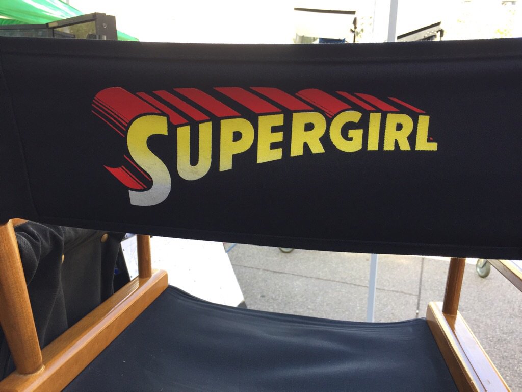 My office for the day #TheFlash-#Supergirl