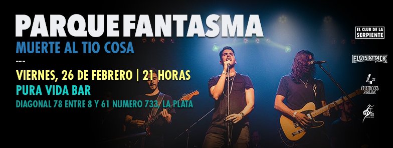 parquefantasma's tweet photo. "Todo se ve circular, todos somos nada" Este viernes volvemos a #LaPlata #PuraVida Cc @labatipibaok @submarinoatomic https://t.co/wZVfjiz47T