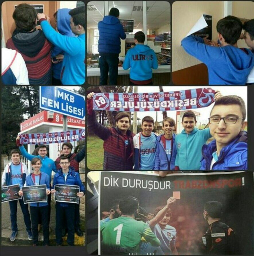 Beşikdüzü Anadolu öğretmen lisesi öğrencileri olarak afiş hazırlayıp astılar Protestosu için Teşekkürler