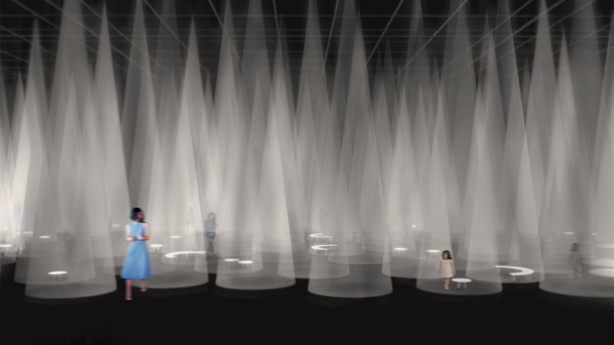 dezeen's tweet photo. Sou Fujimoto to create "forest of light" for COS installation in Milan: https://t.co/yLN9NpzSSV #design https://t.co/5URWTDaqFU