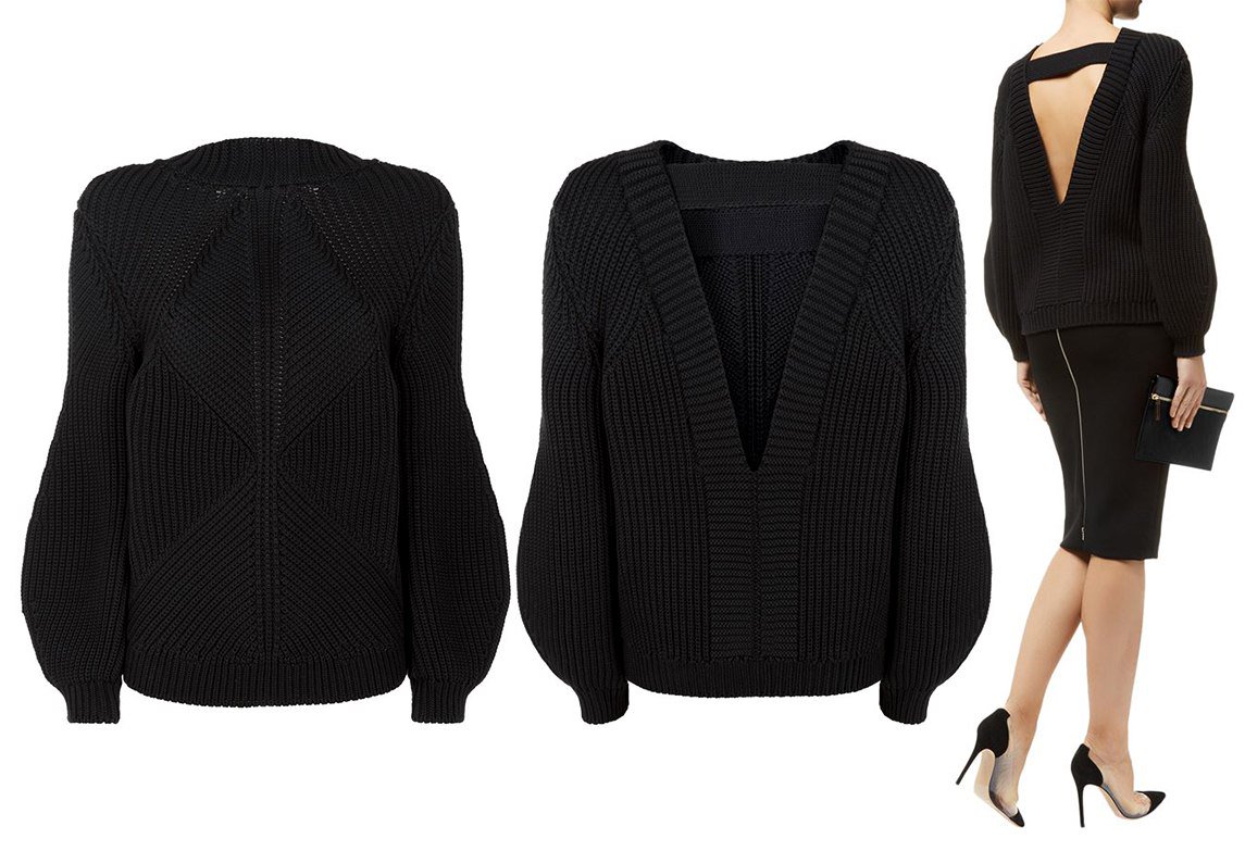VB_collections's tweet photo. #VictoriaBeckham #VB_Collections #VBPreSS16 Victoria Beckham Bubble Sleeve Sweater £825 https://t.co/ty1C2TIhYz https://t.co/XfZksIX9Gb