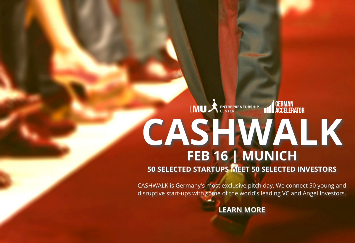 SoundsetterMuc's tweet photo. We had the chance to pitch at Cashwalk. Striking event!
Got a lot of great feedback.
#soundsetter @ #cashwalk https://t.co/P0kBO1zQrm