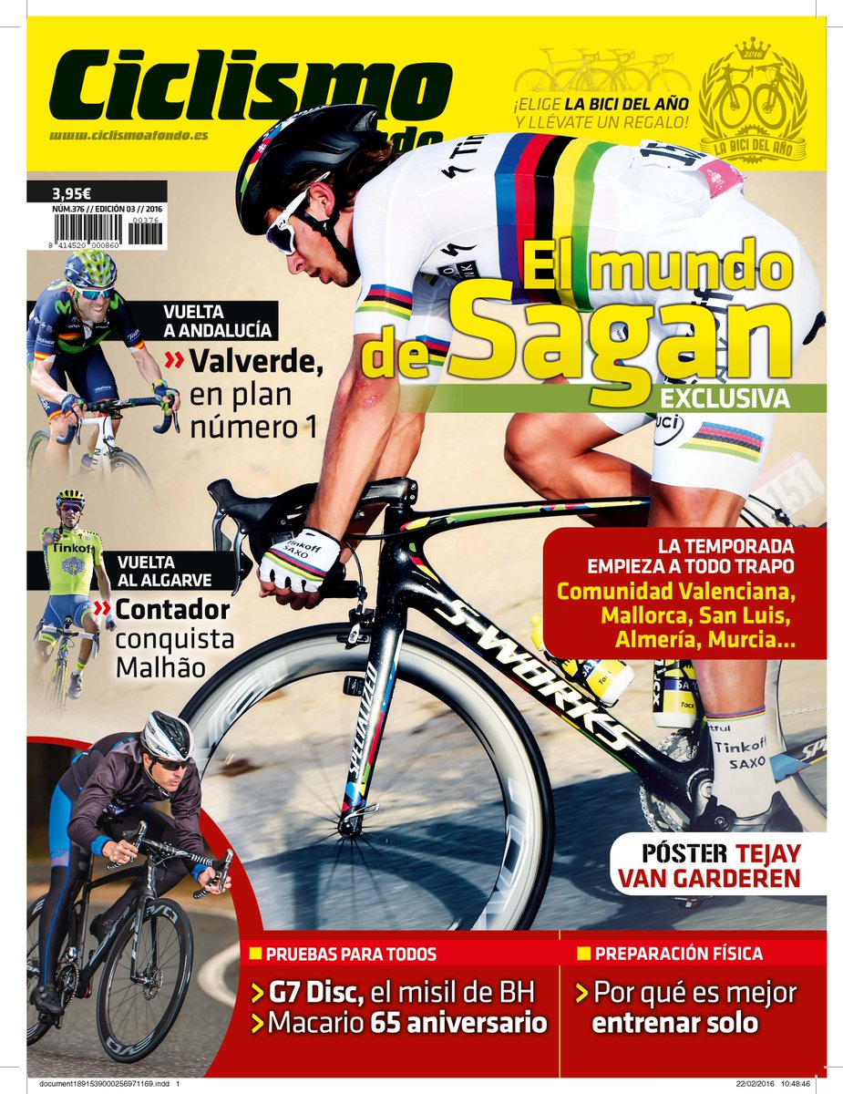 Ciclismoafondo_'s tweet photo. Acabamos de finalizar el número de marzo que va acompañado de la Guía de la Temporada 2016. Sale a finales de semana https://t.co/L0IwdZsz6G