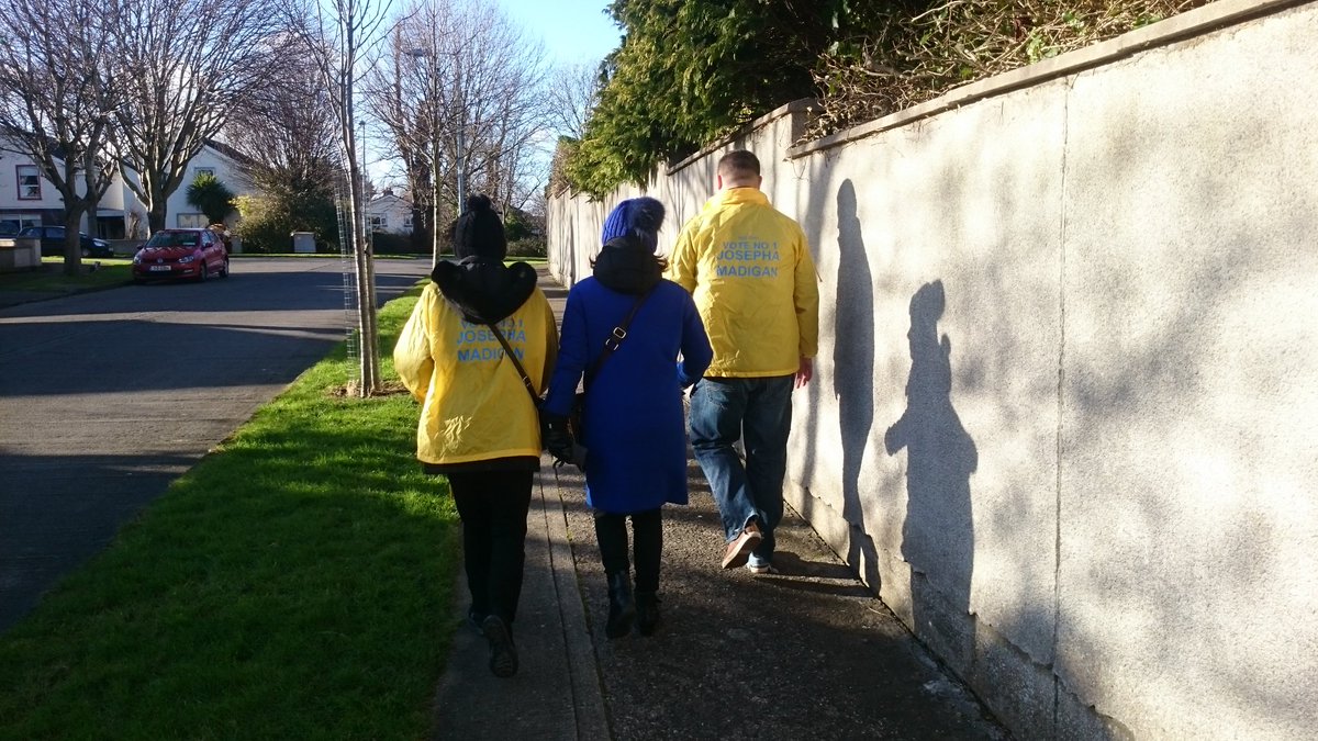 DublinYFG's tweet photo. Strong trio leading the canvass group. @josephamadigan with @omitchellTD &amp; @nealerichmond in Dublin Rathdown. #ge16 https://t.co/dmIfrWvS3y