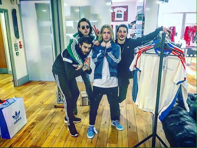 THEHUNNABAND's tweet image. Massive #HunnaLove to @adidasoriginals, @adidasUK, &amp;amp; @adidas for hooking the squad up for tour! 100 SHUTDOWN III