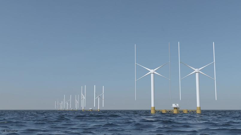 Floating wind turbines "Made in France" bit.ly/1XzwaPp #RenewablEnergy #mre, #offshore #wind and #marine