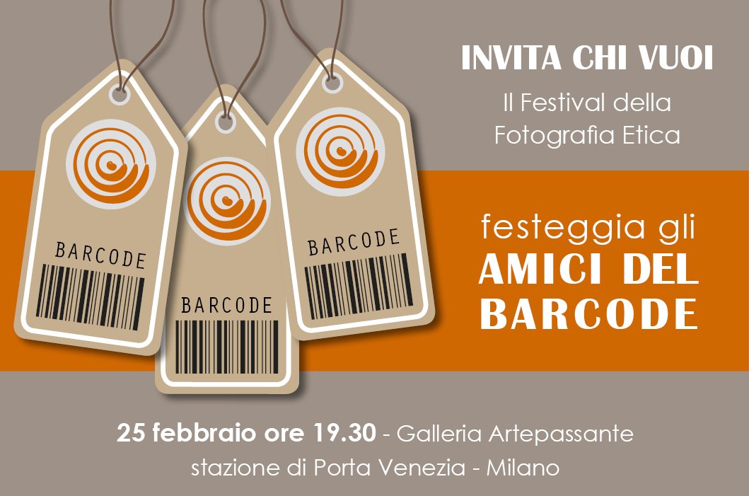 fotografiaetica's tweet photo. Giovedì 25 Febbraio 19:00 c/o mostra @artepassante Porta Venezia Milano anche premiazione concorso BARCODE #FFE2015! https://t.co/Wvg1AGV4cP