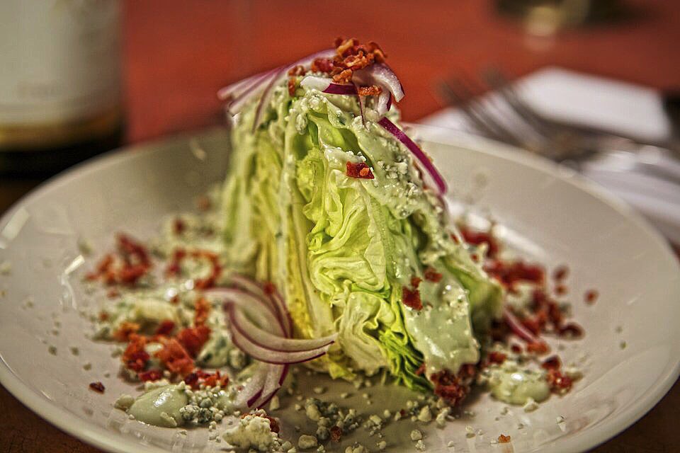 DanHarrisSteak's tweet photo. Our wedge salad serves as a perfect appetizer for any meal! https://t.co/YRxgapLNY1