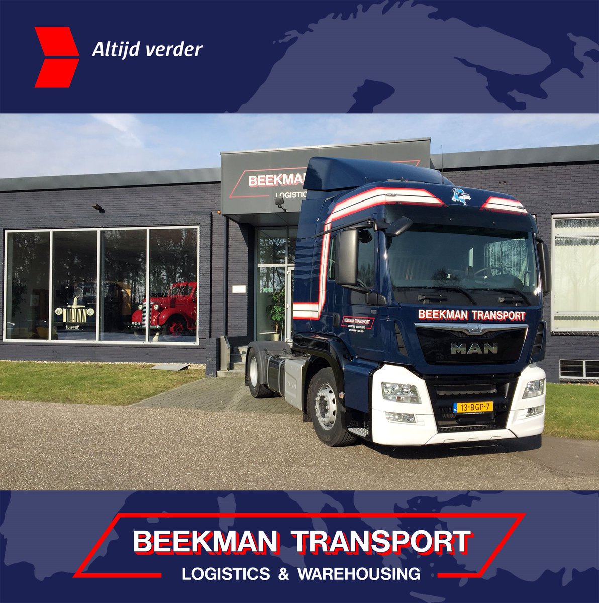 Nieuwe distributie trekker"
 Vorige week is er door MAN Apeldoorn een nieuwe distributietrekker afgeleverd.