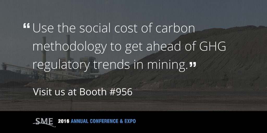 HDR_Inc's tweet photo. Check out Anna Lundin's presentation on social cost of carbon today @ 2 p.m. in Room 224B #SMEACE2016 @smecommunity https://t.co/J6HXjmMnVG