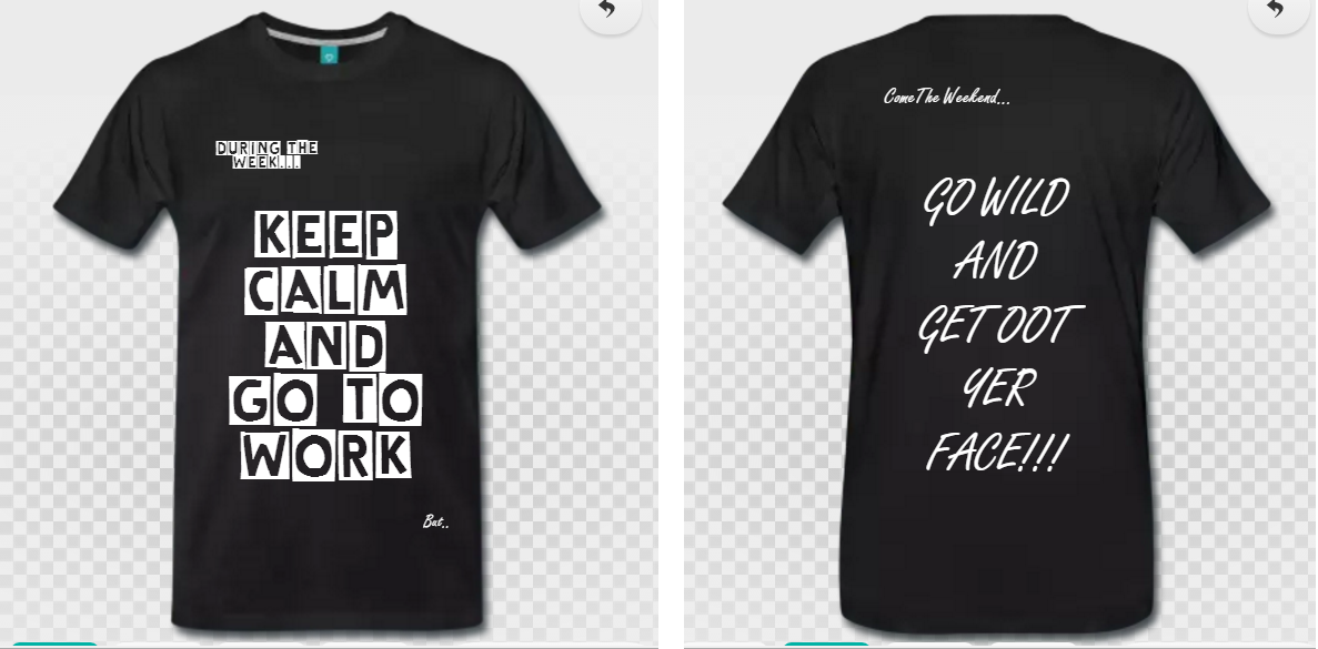 ayepalltd's tweet image. Here is our first T-shirt design: It&apos;s a t-shirt with the average week on it.
What Do You Think ? Like or Dislike