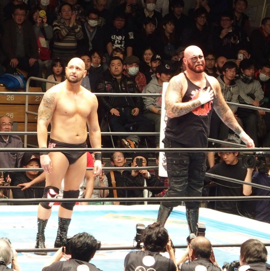 jnk_kt_25's tweet photo. 20160220 後楽園
バレットクラブ
#njroh #njpw #roh #BulletClub #Core4
#thankyoumachinegun
#thankyougallows https://t.co/MElEHgRaXD