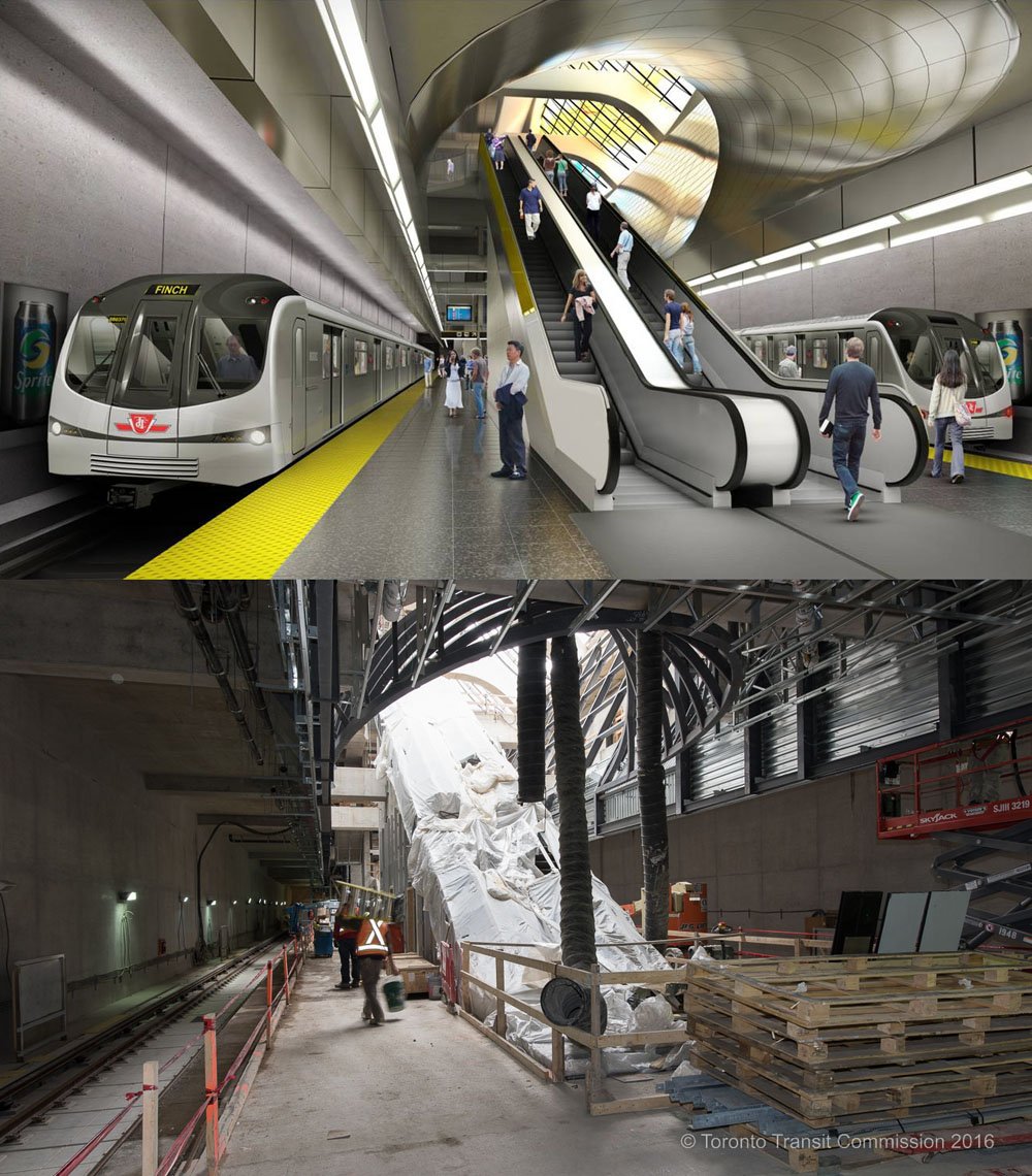 jmsker's tweet photo. Station design coming to light! #TTC #TYSSE #Highway407 Stn @bradTTC @GOtransit https://t.co/ymvF1kxM8s https://t.co/YJUXsZk5sf