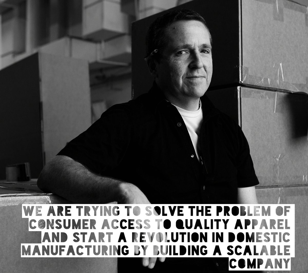 Excellent quote from Bayard Winthrop the founder of <a href="/americangiant/">American Giant</a> #quote #MotivationMonday #MadeInUSA