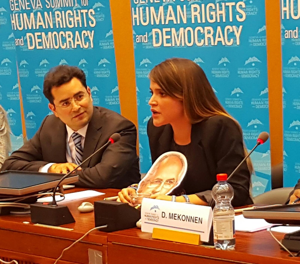 alcaldeledezma's tweet image. Mitzy. Apertura 10mo aniversario del Consejo de #DDHH de las Naciones Unidas @UNWatch @anleca15 expone caso Vzla