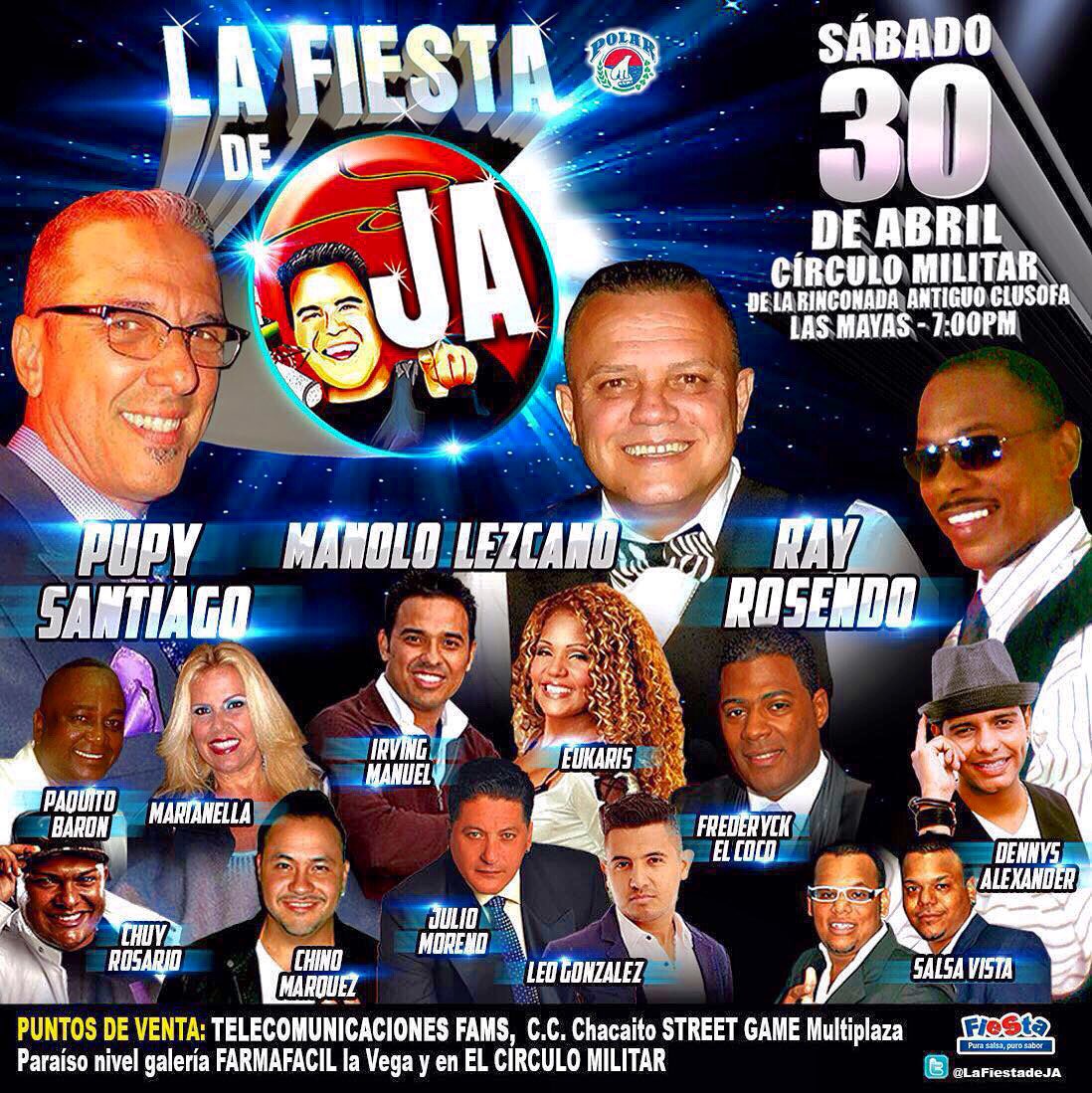 Garantiza tu entrada cuanto antes  y compártelo haciendo RT #LaFiestadeJA