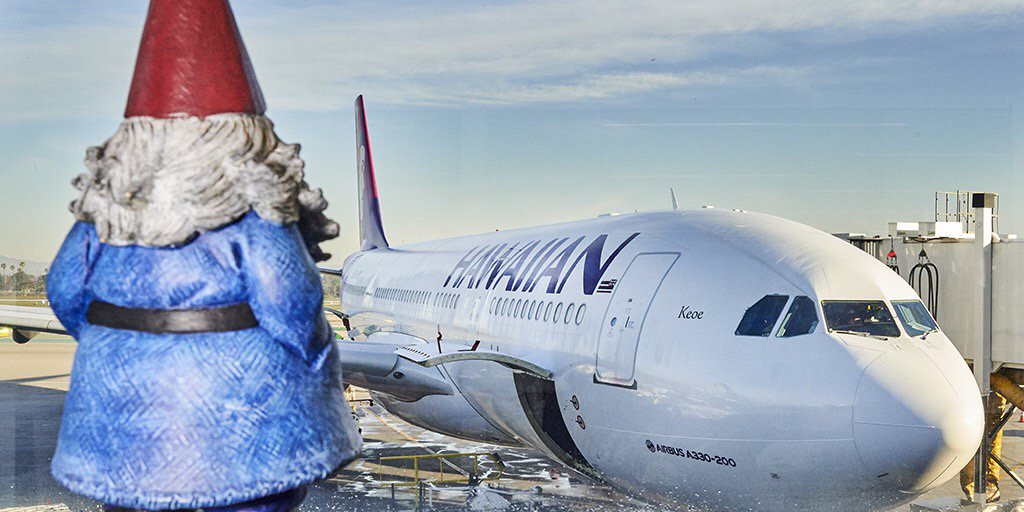 Travelocity Roaming Gnome (@roaminggnomee) on Twitter photo #Oahu bound! I’m so thrilled I might just do a hula dance the whole flt. Apologies to my <a href="/HawaiianAir/">Hawaiian Airlines</a> seat mates. #Oahu bound! I’m so thrilled I might just do a hula dance the whole flt. Apologies to my <a href="/HawaiianAir/">Hawaiian Airlines</a> seat mates.