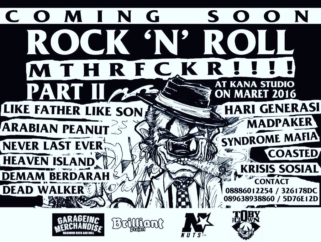 Let's RockNRoll MTHRFCKR!! <a href="/LFLStweet/">LIKE FATHER LIKE SON</a> <a href="/NeverLastEver09/">Lauren Walkman</a> <a href="/HARIGENERASI/">LINE @harigenerasi</a> <a href="/heavenisland_/">heavenisland_punk</a> <a href="/SyndromeMafia/">Syndrome Mafia</a> etc... <a href="/infobdg/">BANDUNG ᮘᮔ᮪ᮓᮥᮀ</a>