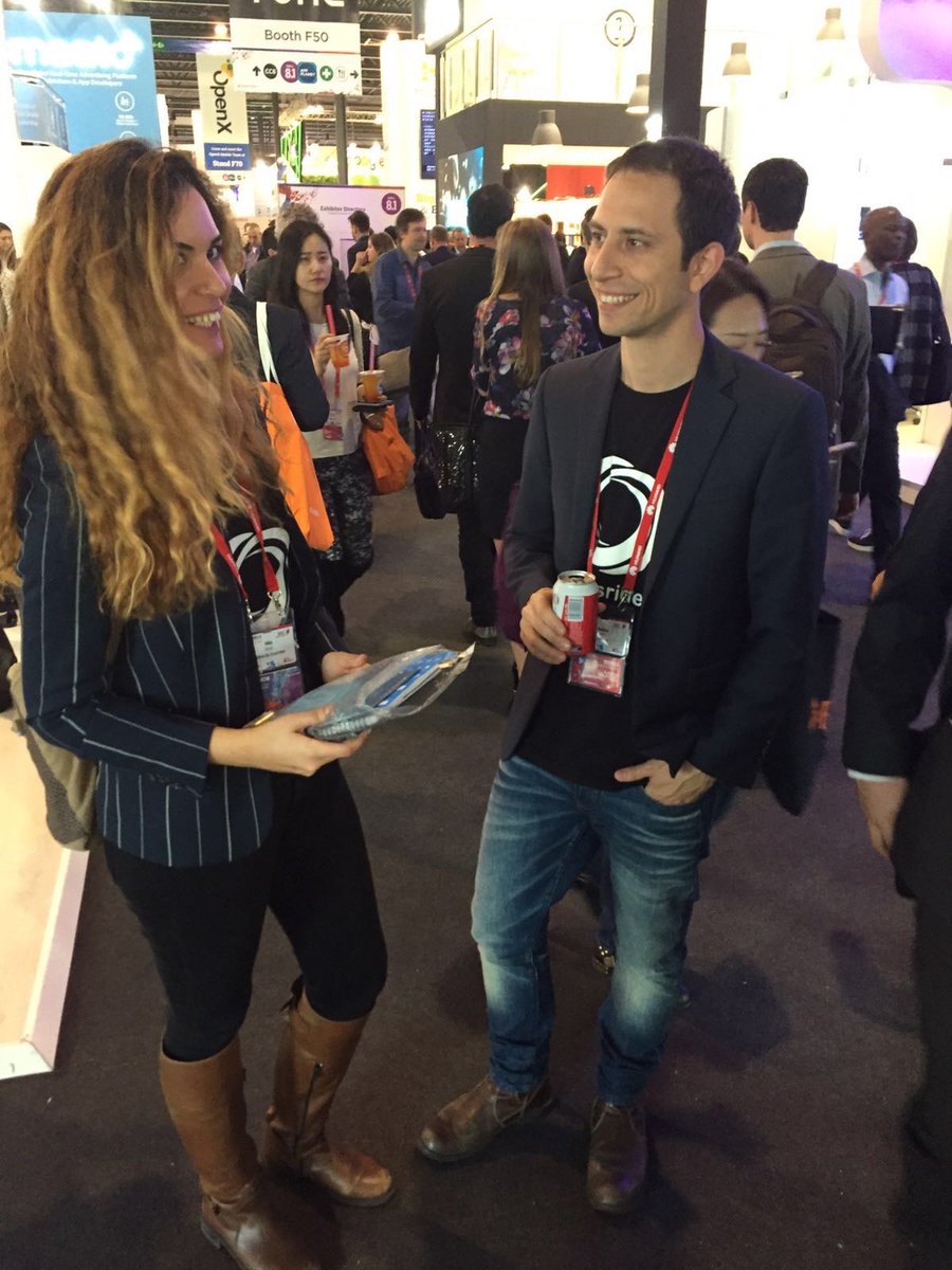 Keep Calm and Keep on Smiling! #MWC2016 #crossriderdreamteam #inittowinit